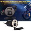 USB Motorcycle Mobile Phone Power Supply Charger Waterproof Port Socket 12V