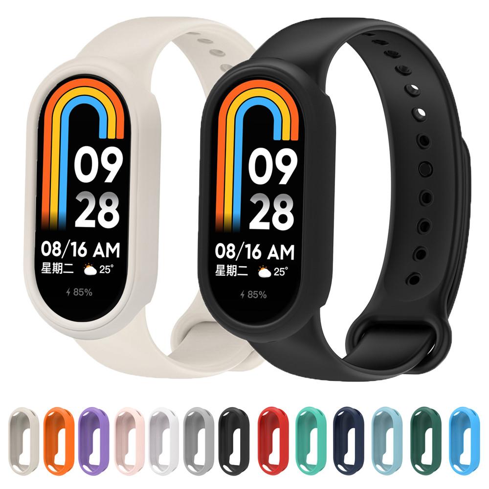Weiche Silikonhülle für Xiaomi MiBand 8 9 10 Stoßfänger Displayschutzabdeckung für MiBand 8 9 10 Schutzhülle Cover