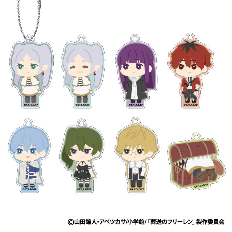 XEBEC Frieren: Beyond Journey's End Fluffy Acrylic Keychain 1 BOX Approx. W37 X H61mm Acrylic