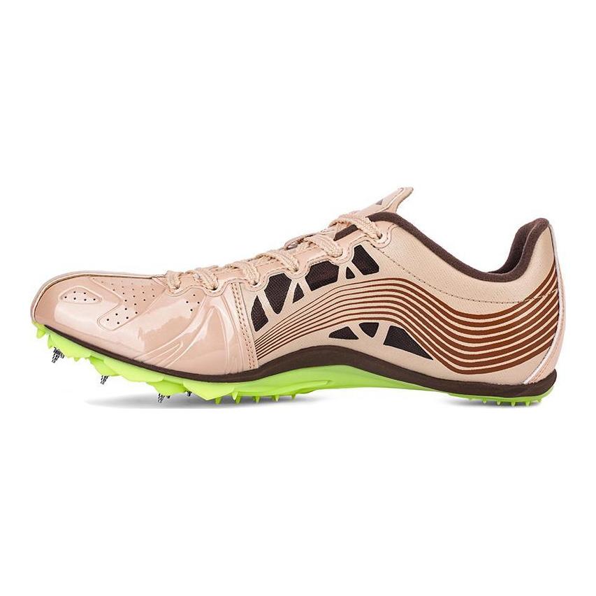 Li Ning Cushioning Slip Resistant Abrasion Resistant Low top Running Shoes Unisex Brown AJJS001-4