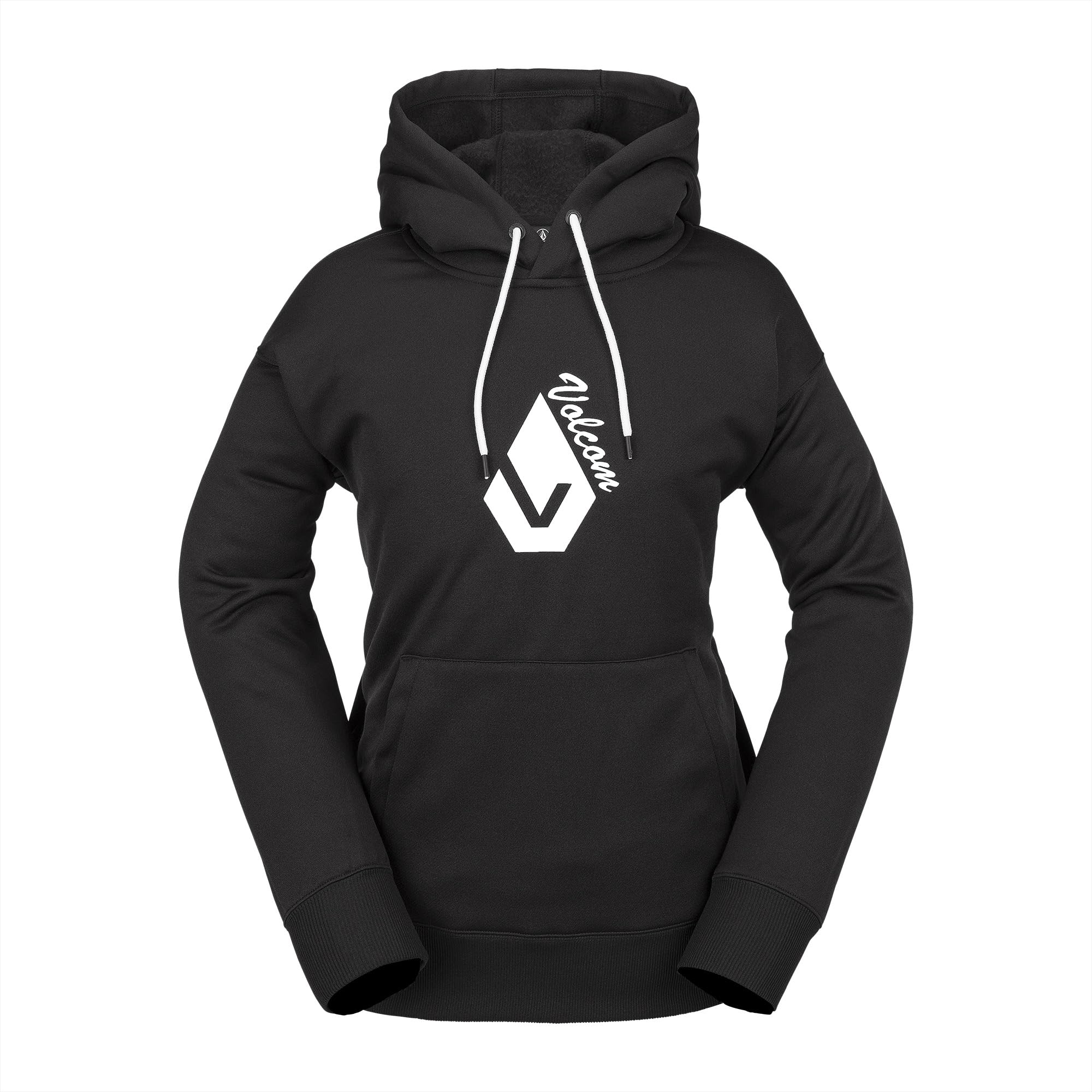 

Volcom CORE HYDRO HOODIE Pullover Hoodie with Sizes Medium Women s Logo, Snowboarding, Skiing, 23-24, h4152406, Black,