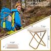 Sgabello da campeggio portatile pieghevole, sedia piccola pieghevole leggera per esterni, sgabello pieghevole con borsa per il trasporto