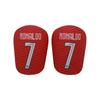 Mini Master Parastinchi Professionali da Calcio - Cristiano Ronaldo No. 7 & Messi No. 10 Protezioni per Polpacci