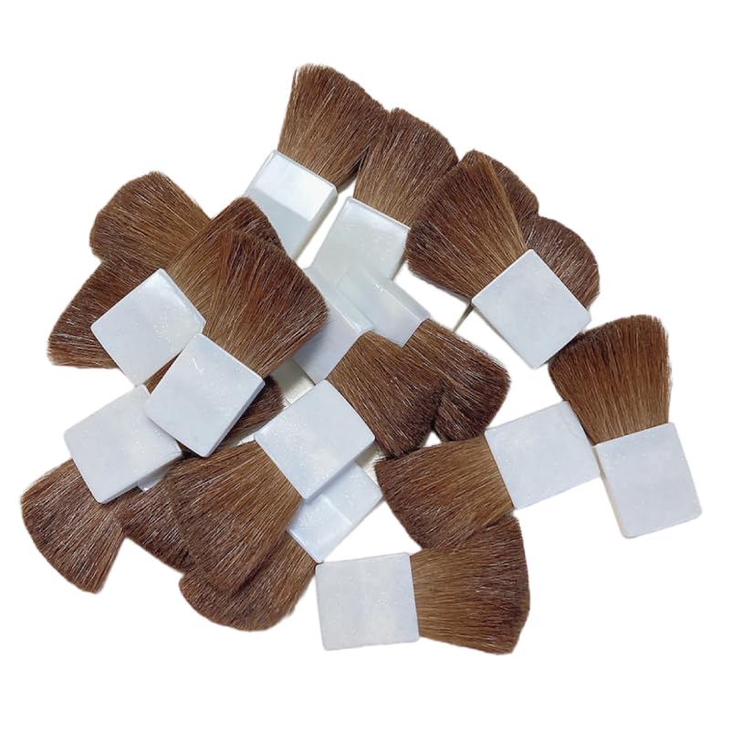 

U-cheek20-a Outlet Horsehair Angled Mini Cheek Brushes, Set of 20 [Commercial Use, Disposable, Consumables, Bulk Purchase, Educational Use]