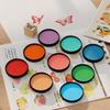 Colorful Ink Pad Bright Colors Not Easy Smudge Easy Clean for DIY Handbook Decoration Children's Finger Painting