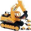 Large Children's Inertia Excavator Toy - Engineering Vehicle Model for Kids