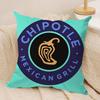 Food CChipotleS Cushion Cover Pillowcase Ultra Soft Skin Friendly Fabric Cloud Like Comfort  Concealed Zipper