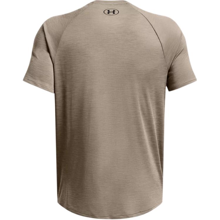 Under Armour Ua Tech™ Comfortable Simple Skin-Friendly Crew Neck Short Sleeve T-Shirt Men Tops Gray-Brown Black 1382796-200