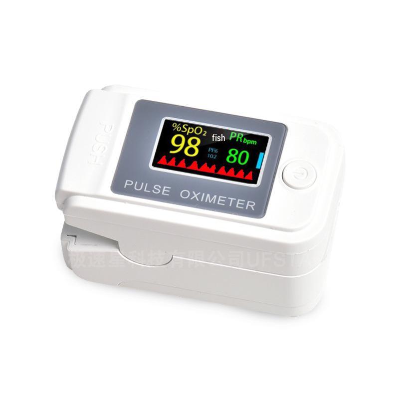 Spot Custom White Gemstone Finger Clip Pulse Oximeter AD901 LK89 Diamond Model