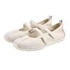 Klettverschluss Damen Freizeit Mütze Schuhe rot weiche Sohle keine müden Füße Retro Mary Jane Schuhe Ballett Training Einzelschuhe Sommer