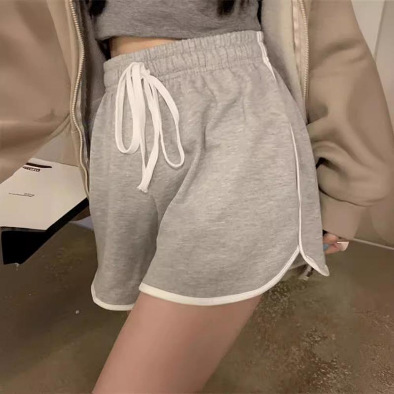 High Waisted Sports Shorts Women Loose Spice Running Wide Leg Casual Pants