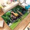 Cartoon Spirit Riding Free Horses Living Room Non-Slip Area Rug Soft Carpet for Bedroom Kids Playroom Sofa,Home Decor Doormat