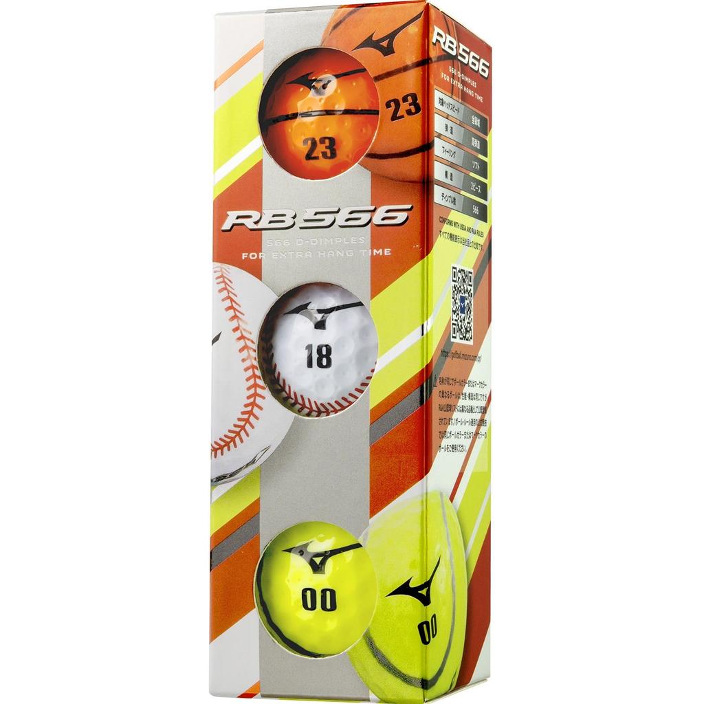 MIZUNO Golf Balls RB 566 Nexdrive Unisex Sport Type 1 Dozen 5NJBT324