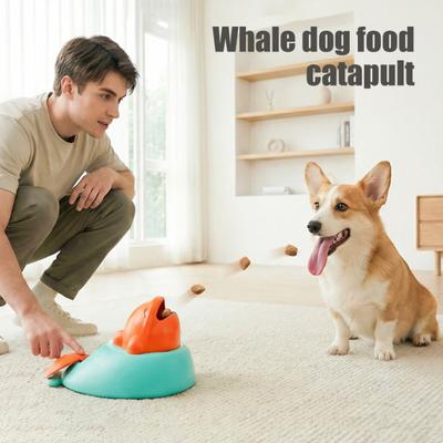 Interactive Cat Treat Launcher Pet Treat Dispenser Toy Pet Slow Feeder Puzzle Toy for Cats And Dogs Training Enrichment