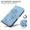 For Motorola Moto G56 5G Leather Wallet Case with Strap Dandelion Imprint Phone Stand Cover