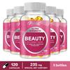 Capsule di peptidi di collagene, contenenti biotina ed estratti vitaminici, supporto immunitario, adatte sia per uomini che per donne.