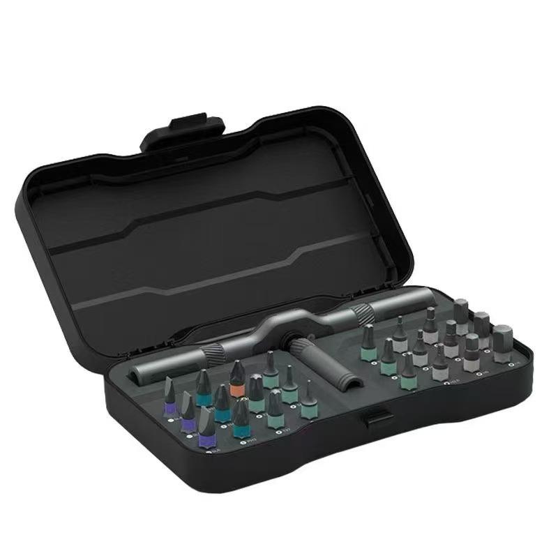 42-Piece 24-in-1 Ratchet Screwdriver Set: Multifunctional S2 Bit Household Repair Tool 24-in-1 Set