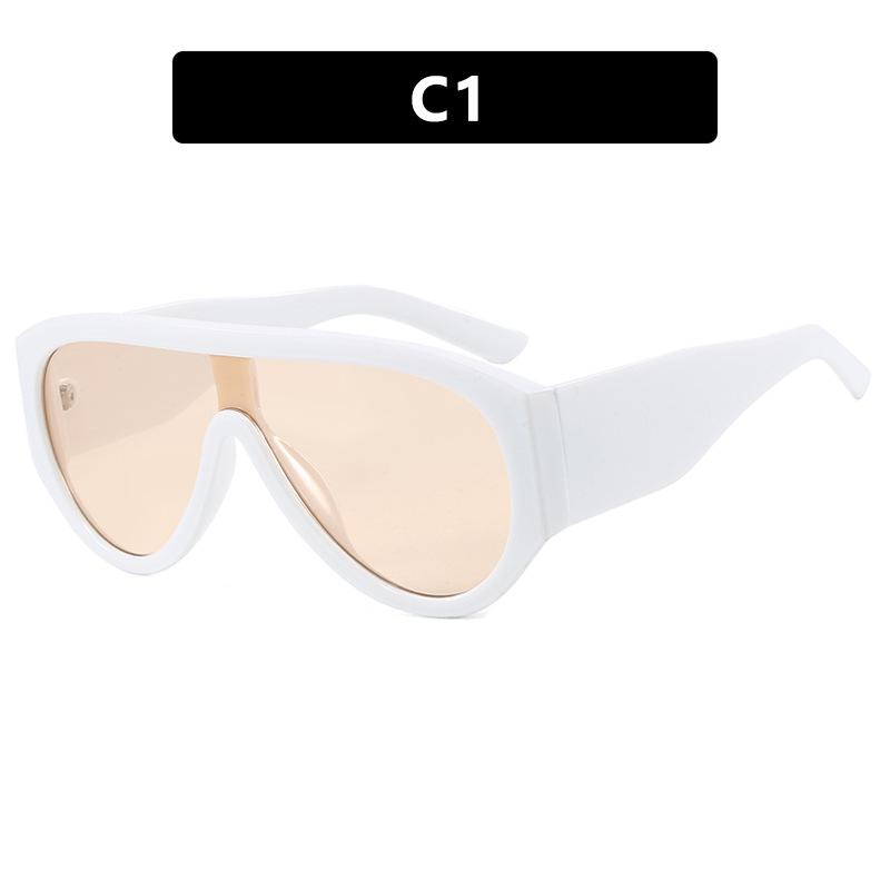 

Цельные очки-жабы, Солнцезащитные очки, Те же персонализированные модные солнцезащитные очки As shown in the picture