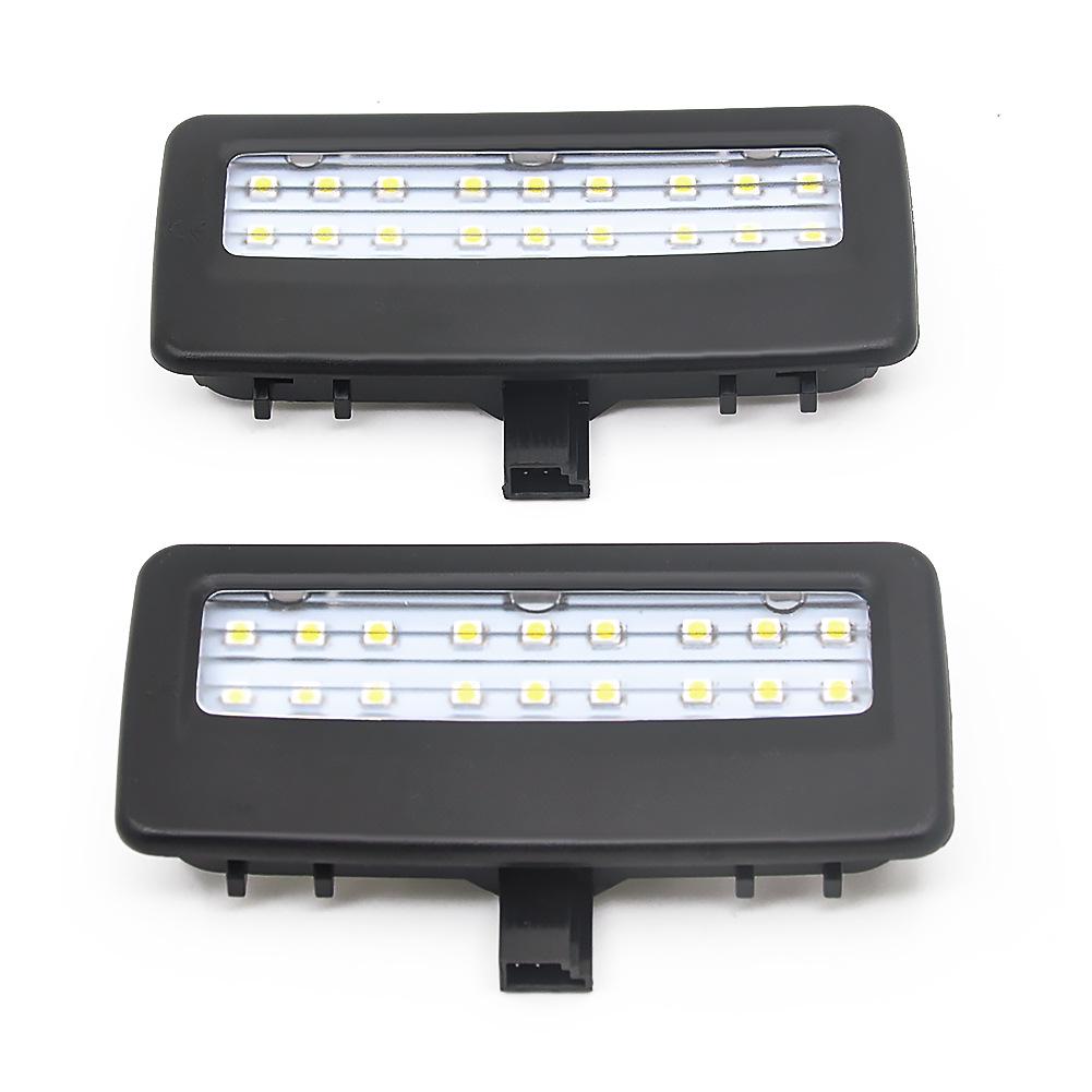 

Солнцезащитный козырек BMW 5, 6, 7 серии со светодиодной подсветкой для макияжа (F10, F11, F07, F01, F02) Single белый