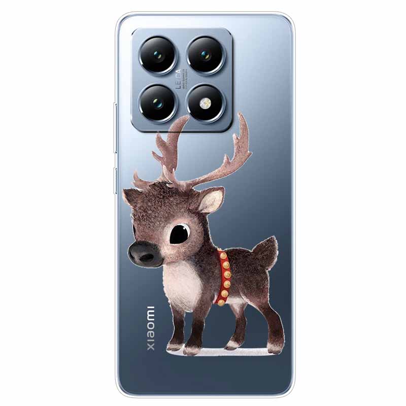 For Xiaomi 14T Case Transparent Cute Soft Silicone TPU Coque for Xiaomi 14t Pro Phone Cover Clear Capa Mi14T 14 t 14tPro Shells
