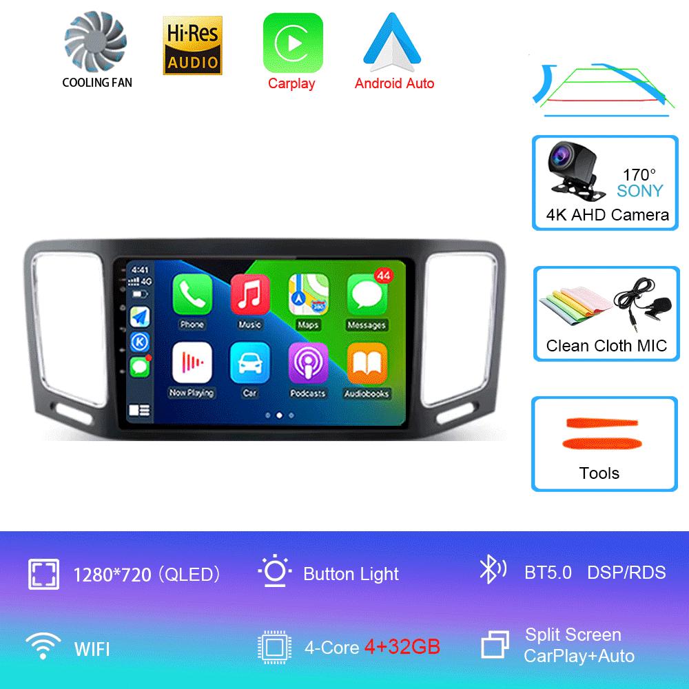 

Автомобильное радио Android 14 Carplay для Volkswagen VW Sharan 2012 - 2018 Навигация GPS Мультимедийный плеер WiFi+4G BT стерео 360 Камера