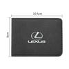 Car Driver License Suede Leather Bag Auto Driving Documents Wallet For Lexus F SPORT ES RX NX LS UX LM LX GX LC RZ IS CT GS RC