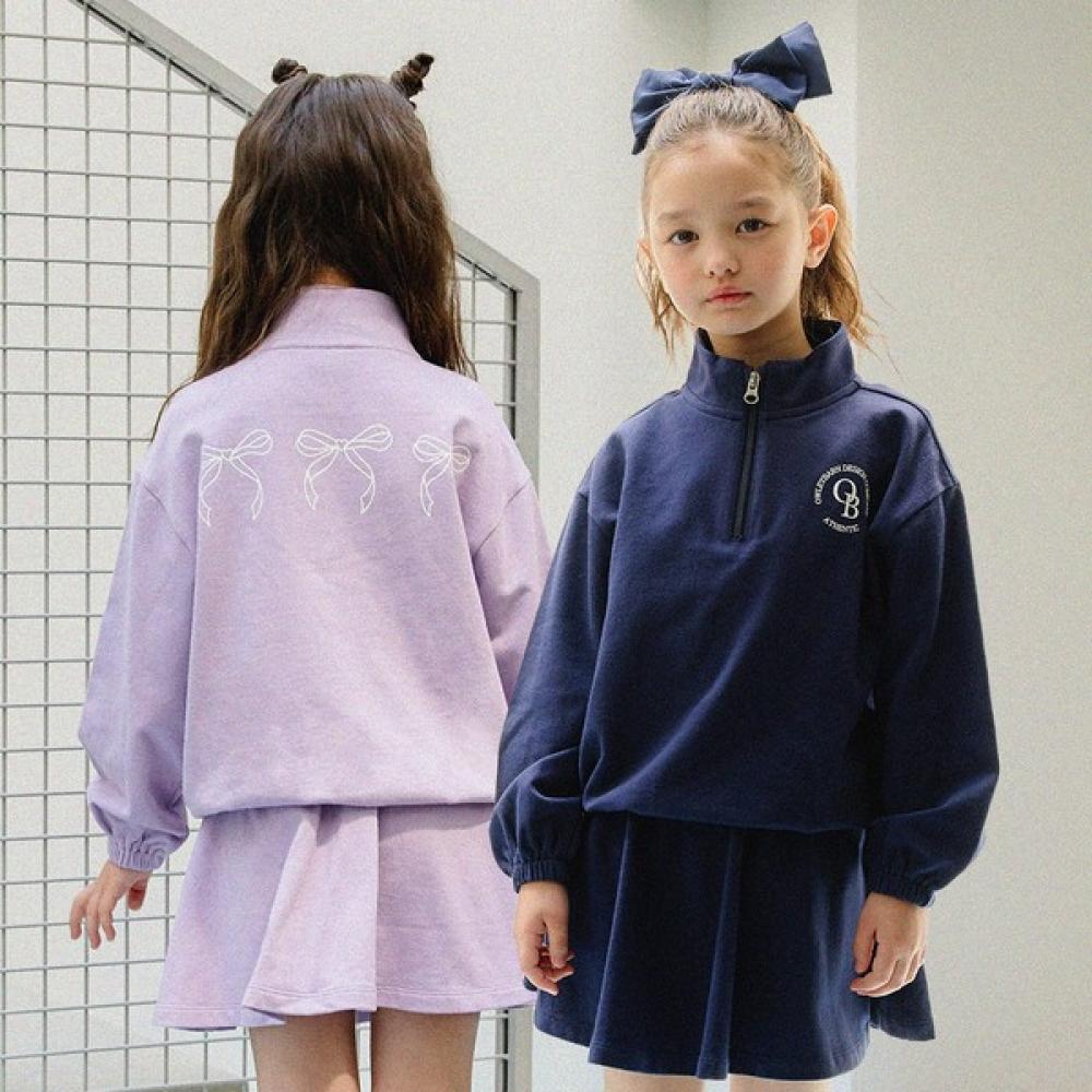 

Оливан Юбка Топ на молнии до половины Платье верх и низ 2 цвета purple/110