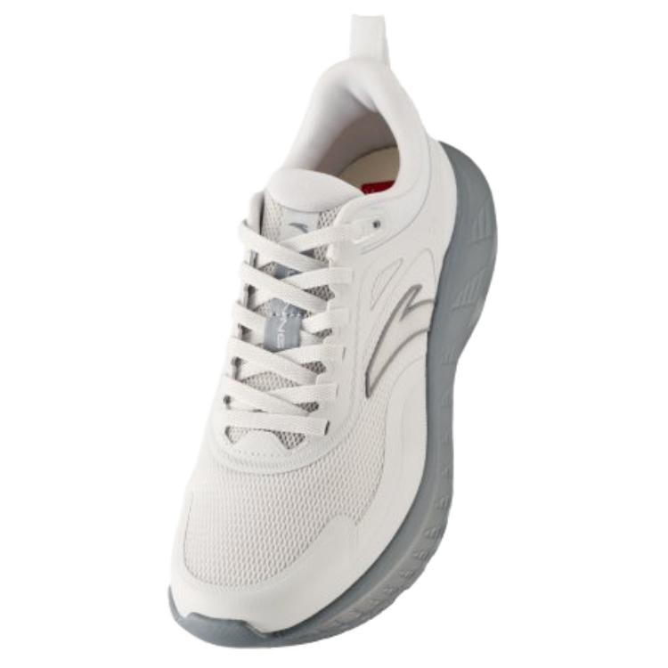 Anta Light Cloud Easy Running Shock Absorption Rebound Low Top Casual Running Shoes Men Sneaker Sand-Gray 112535506-3