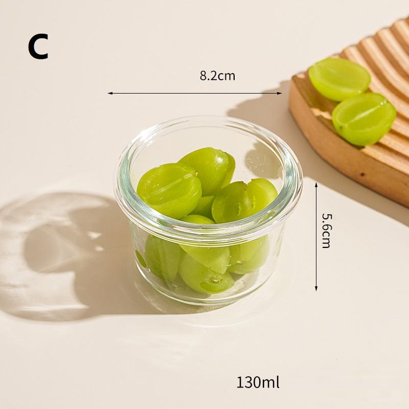 

Мини-герметичный контейнер 130/160 мл, стеклянный контейнер для фруктов и снеков, контейнеры малой вместимости для свежих продуктов, банки с крышкой, контейнер для хранения пищевых продуктов
