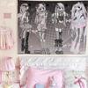 Sweet Cool Girl Hanging Cloth Cute Beautiful Girl Background Cloth Dormitory Bedroom Decorative Cloth Living Room Tapestry