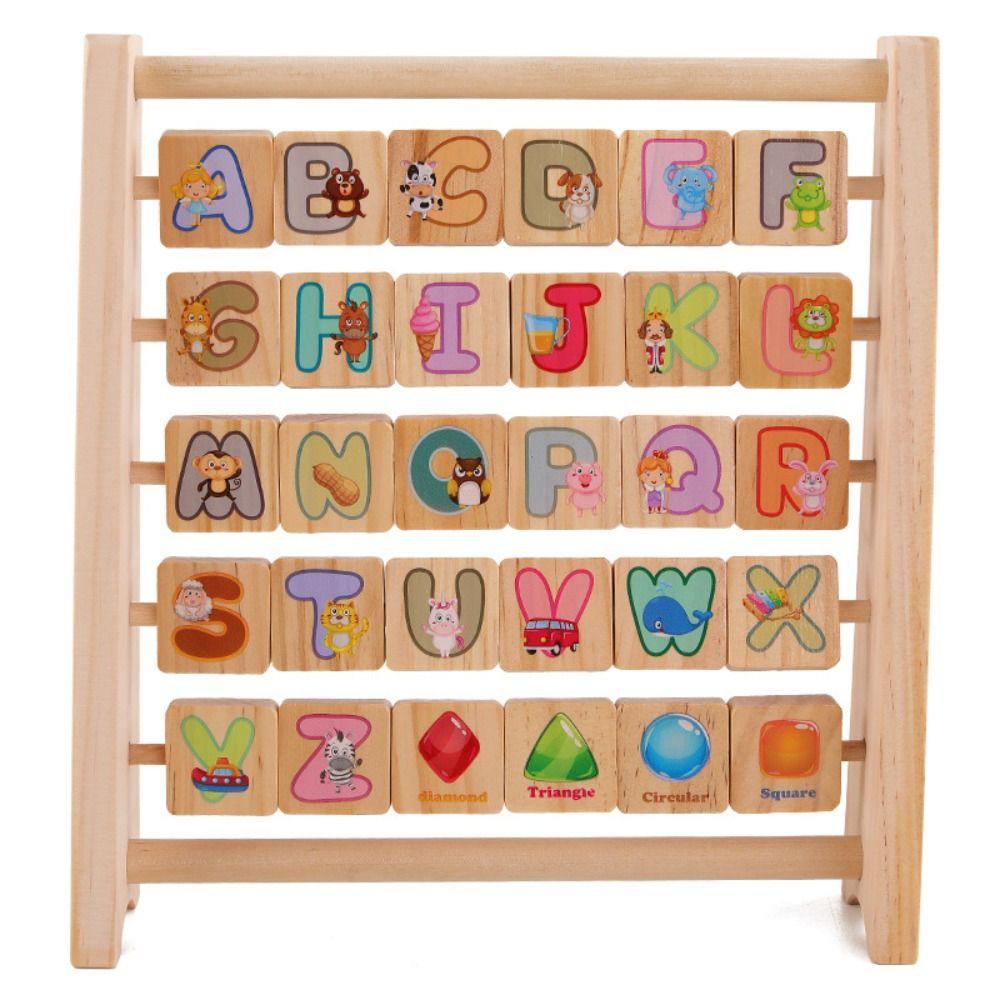 Arithmetic Letter Cognitive Toy English Alphabet Early Education Board  Teaching Aids