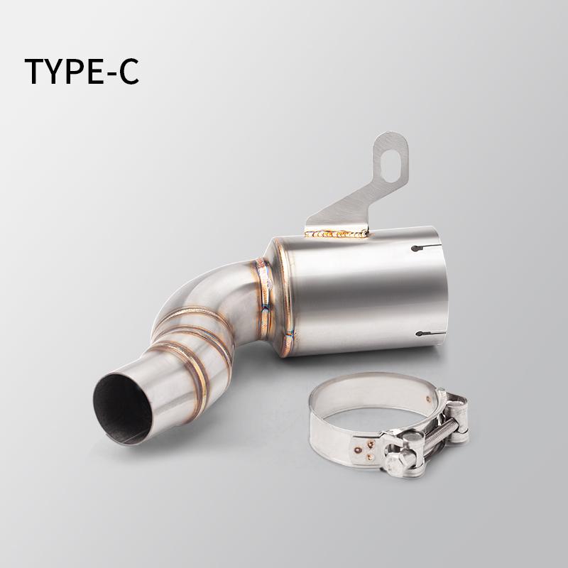 Motorcycle Exhaust Pipe  System Suitable for RC390 ADV390 Stainless Steel Mid Section Slip On Exhaust Pipe from 2020 To 2022