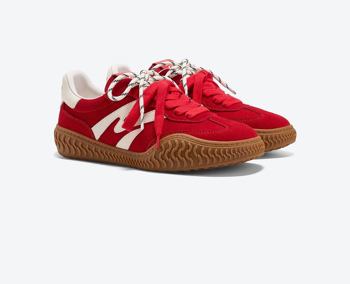 

[Black tea cheese] Retro platform German training shoes women s 2025 summer and autumn new shoes versatile niche racing shoes 40