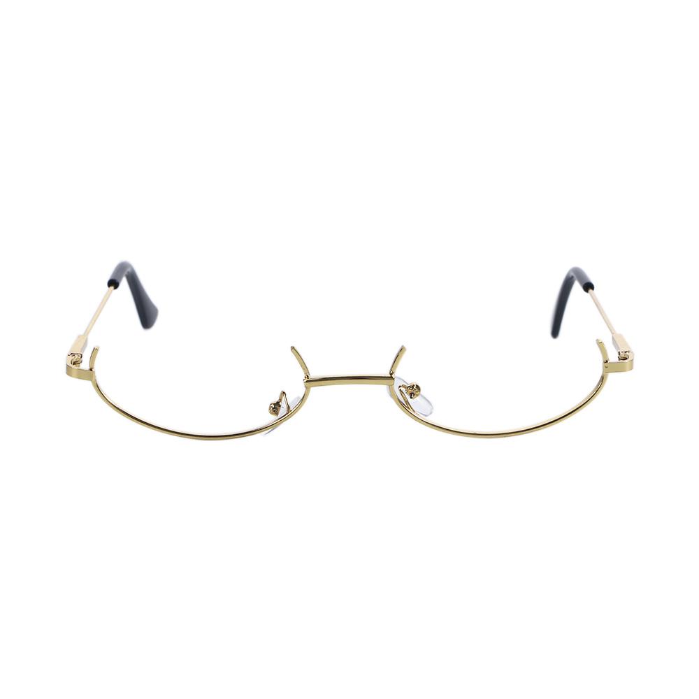 Party Eyewear Oval Glasses Frame Spectacle Frames Photography Decoration Half Frames Glasses Frame