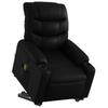 Vidaxl Lift and Massage Chair, Reclining, Black, Eco-Leather