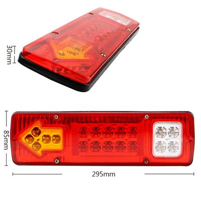 19LED Tail Lights Turn Signal Lamp 12V 24V Indicator Lamp Stop Lights Reversing Lights