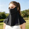 Face Guard Breathable Ice Silk Cooling Full Face Neck Cover Sun Protection Face Shield Outdoor Activities Summer Face Guard