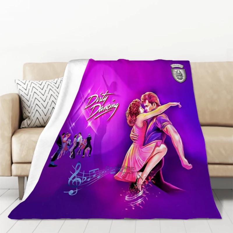 Dirty Dancing Movie Inspired Cozy Fleece Throw Blanket Warm Plaid Quilt for Sofa or Bed Perfect Winter Companion