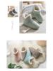 Lidani Women's Winter Postpartum Plush Cotton Slippers with Heel, Thick Sole Indoor Shoes, Fluffy for Couples.