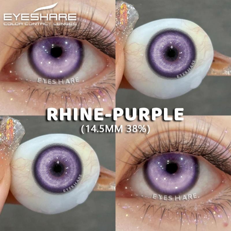 1 Pair Color Contact Lenses for Eyes Halloween Red Lenses Colorful Cosplay Blue Pupils Cosmetics Beauty Purple Lenses