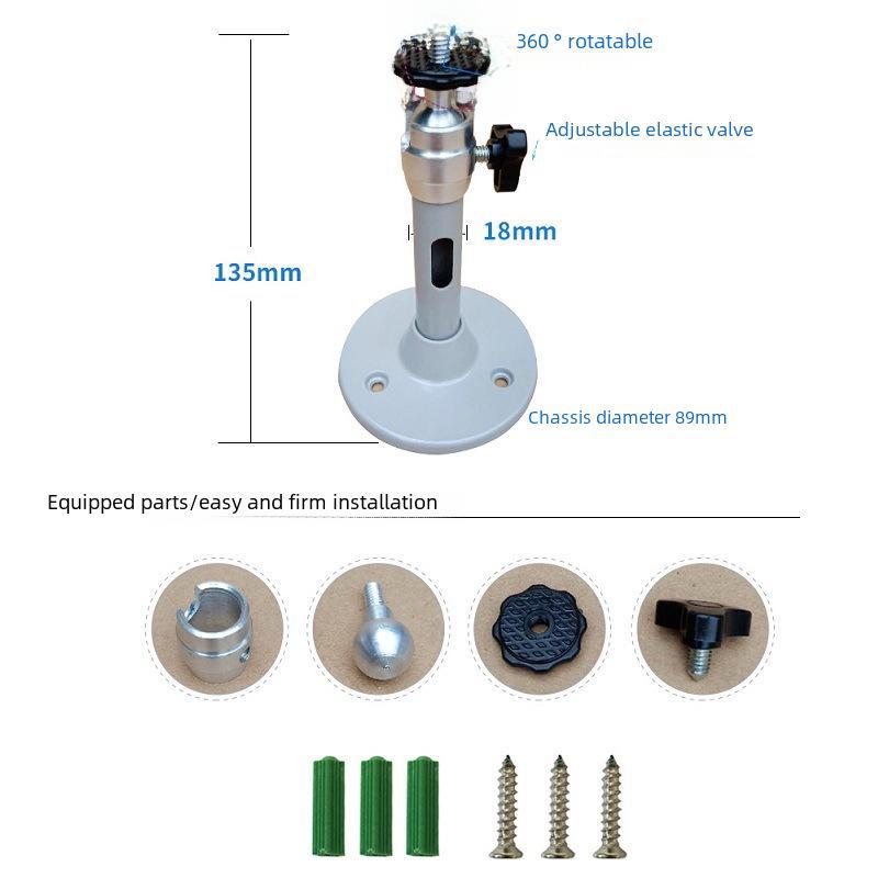 Liangsheng Wall Mount Universal Hanger for Micro Camera, Surveillance, or Projector