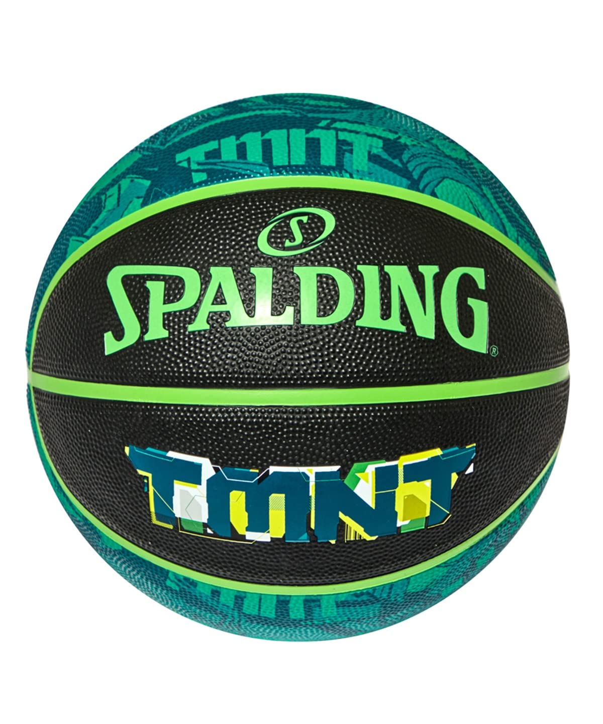 

Spalding Turtles TMNT Logo Basketball, Size 7, Rubber, 84-815J, Black/Green