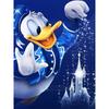 Disney Decorazioni Pittura Diamante 5D Fai da Te Paperino Castello Magico Illustrazione Tema Ricamo Diamante Strass Punto Croce Set Fatto a Mano