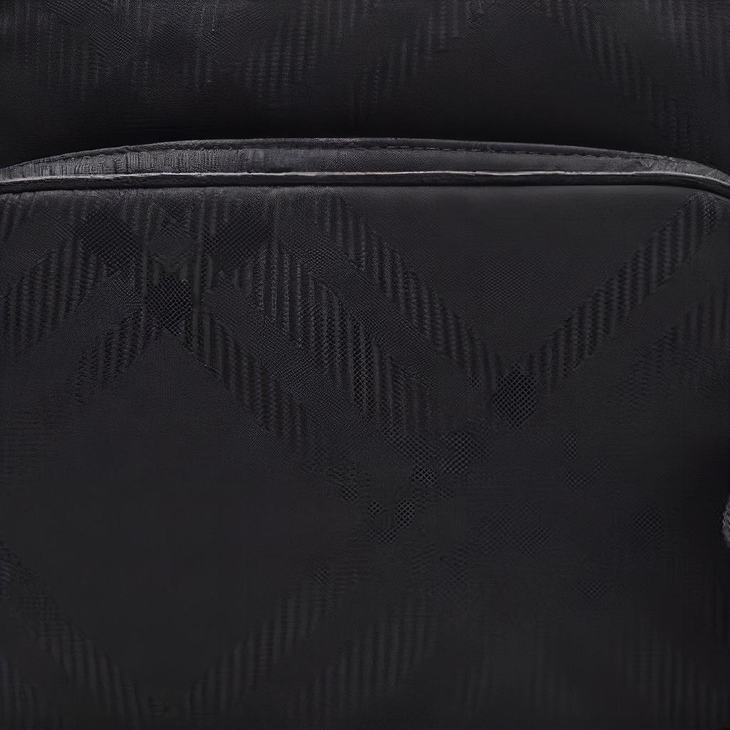 Burberry Monochrome Check Pattern Adjustable Shoulder Strap Leather Crossbody Bag Men Bags Black 80853801