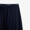 Lacoste Women's Long Pleated Poly Long Skirt JF1402-55N166