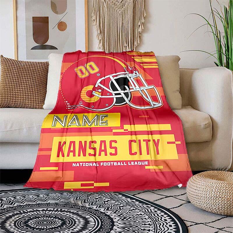 Football Fans Customize Your Name Blanket Warm Comfortable And Soft Blankets Are Suitable For Home Chairs Office Sofas Sofas Office Camping And Gifts