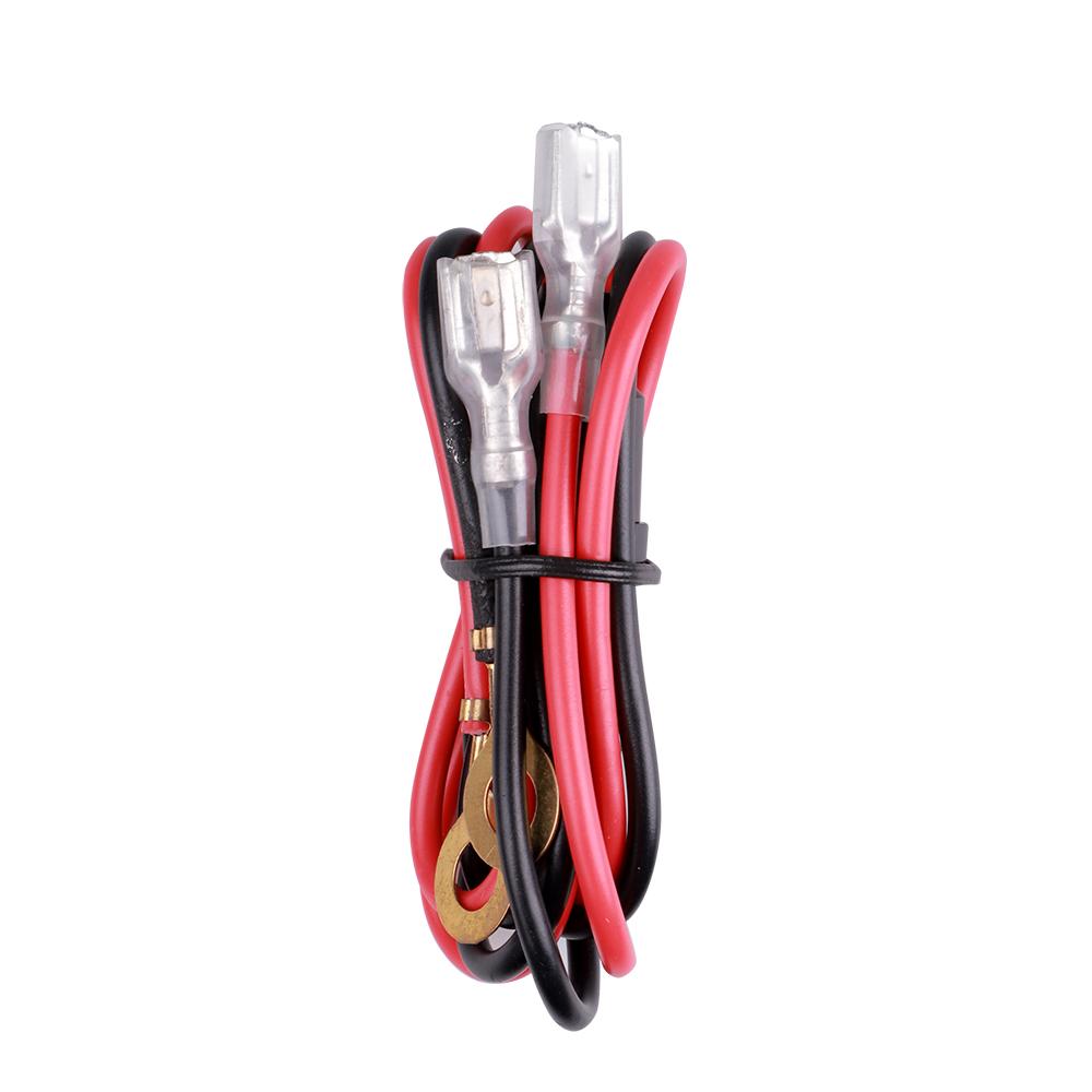 Kebidumei Car Round Temperature Voltmeter 12-24V Auto Voltage Meter Display Digital Measurement Car Motorcycle Boat Thermometer