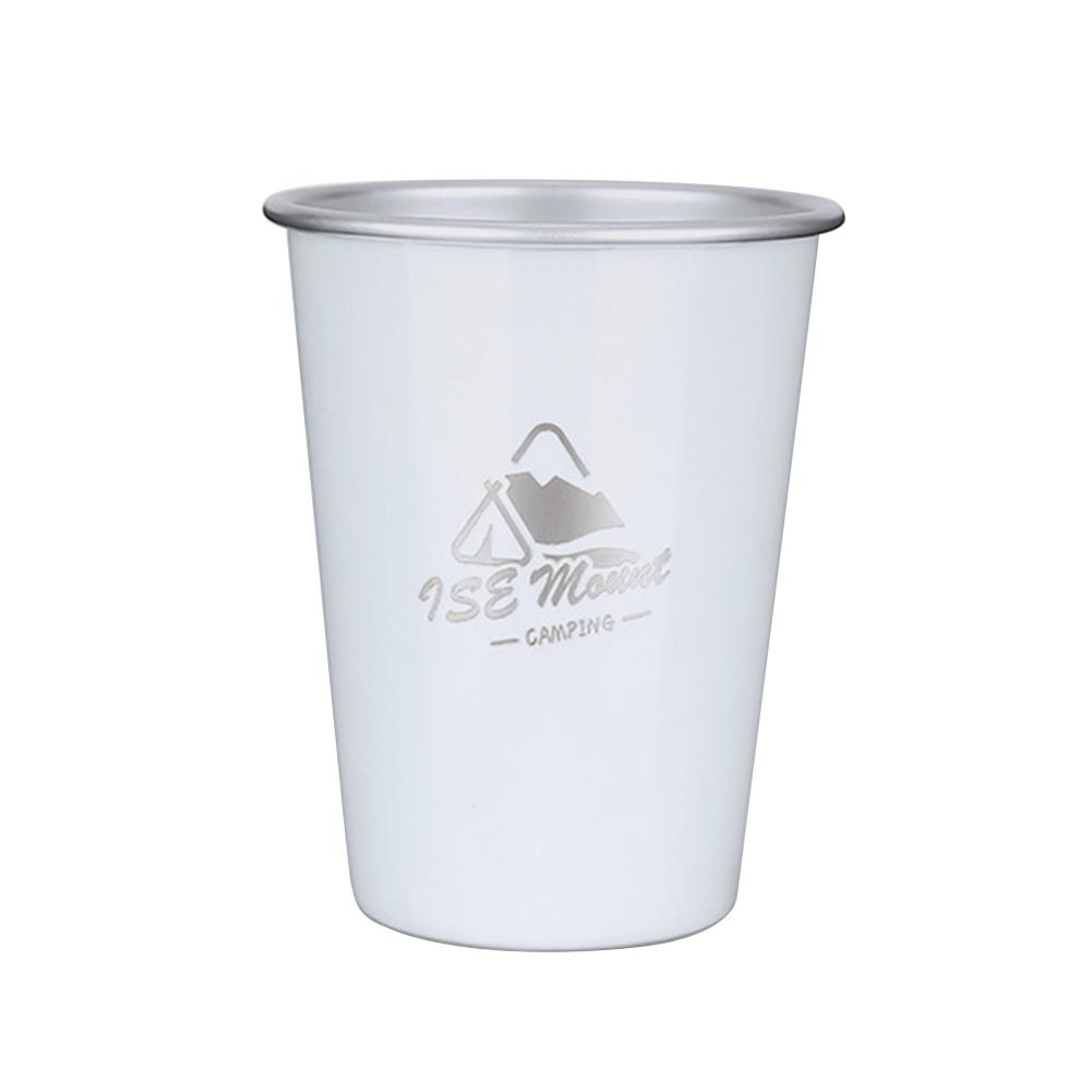 Single Layer Cold Drink Glass Stainless Steel Beer Mug Coffee Cup Portable Mug Suitable for Home Restaurant Bar Party