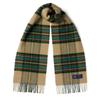 ABRAHAM MOON Merino Wool Muffler 25cm - Gresington Moss