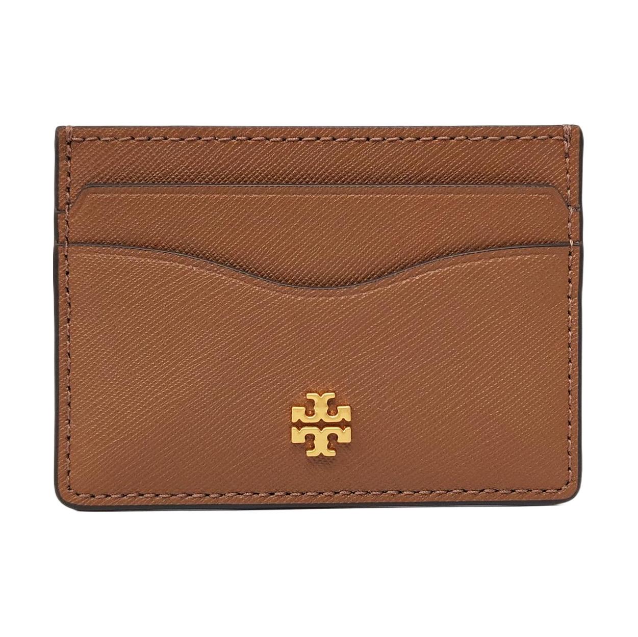 [Pre-Owned] Brown Leather Card Holder - Excellent #OREXF2 ONE SIZE